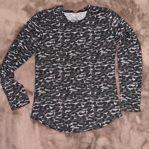 Warm Essentials Cuddl Duds Cozy Camo Top